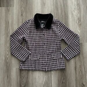 Y2K Speechless Black and Pink Patterned Jacket